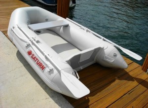 Inflatable Boat on Deck