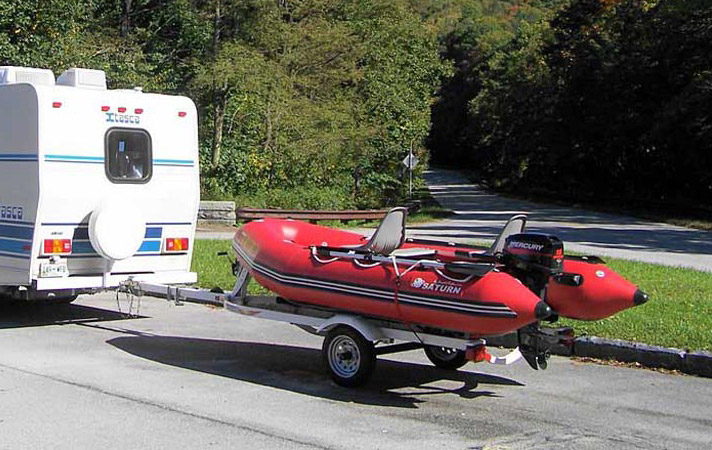 Inflatable boats transportation