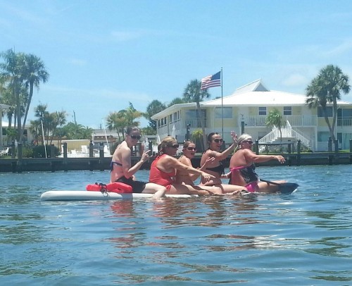 5girls on A SUP